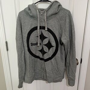 Victoria’s Secret PINK NFL zip up Steelers hoodie